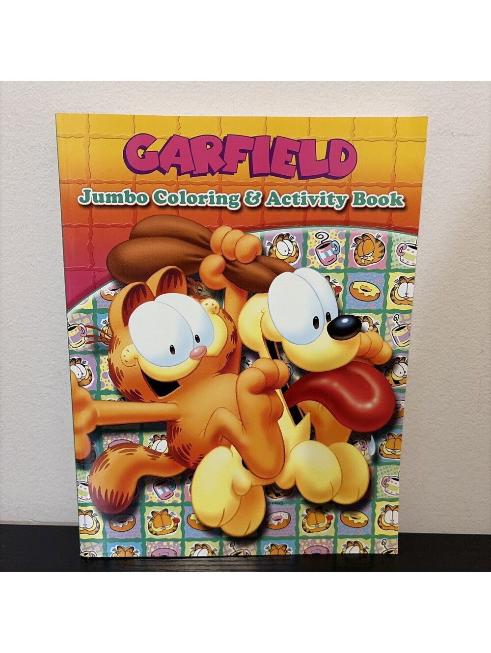 Garfield UNUSED Jumbo Coloring & Activity Book Vintage Odie 2007